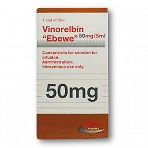 VINORELBIN - EBEWE 50 MG / 5 ML ( VINORELBINE ) CONCENTRATE FOR SOLUTION FOR IV INFUSION VIAL